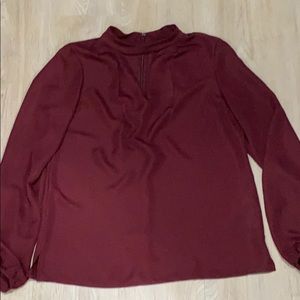 White House Black Market Keyhole blouse